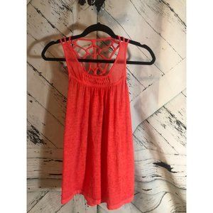 Maurices medium m hot pink orange tank